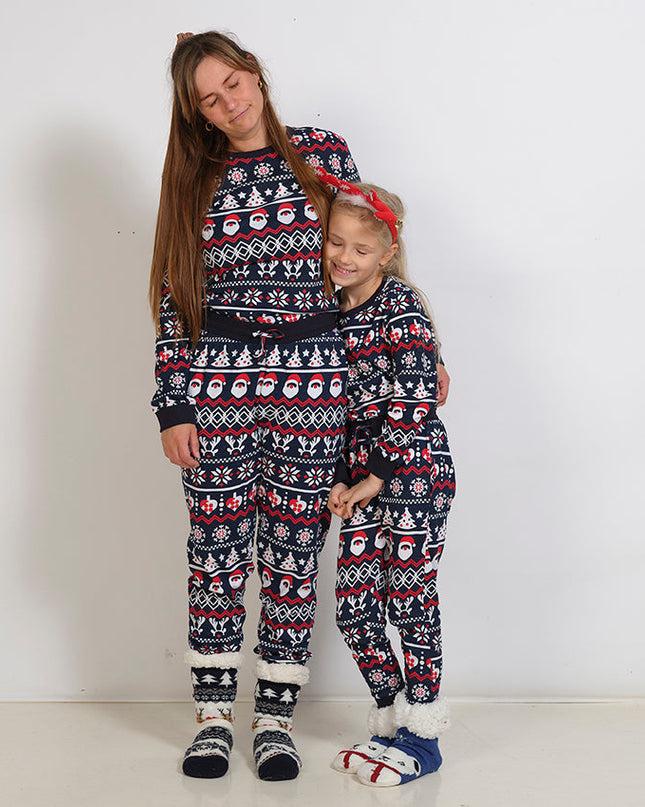 Navy Christmas Pajamas for Women
