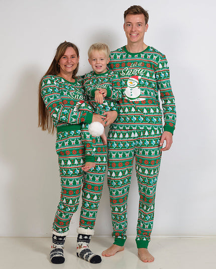 Let It Snow Christmas Pajamas for Men and Women