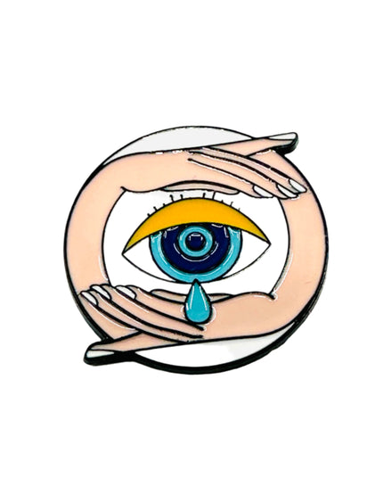 Teary Eye Pin - Emotional Accessory for Unique Styles