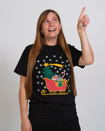 Christmas Sleigh T-Shirt for Women