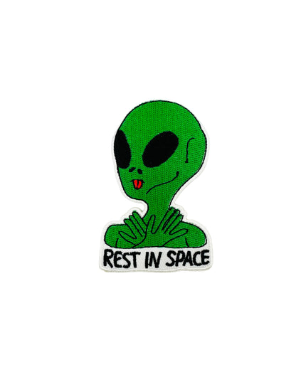 Rest in Space Iron-On Patch
