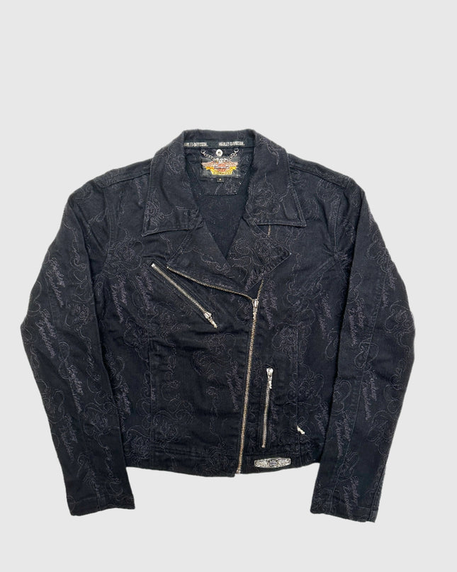 Vintage Harley Davidson Embroidered Jacket