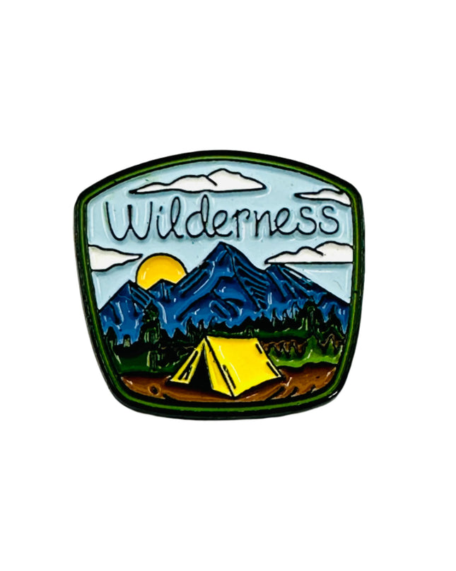 Wilderness Pin - Nature-Inspired Outdoor Accessory