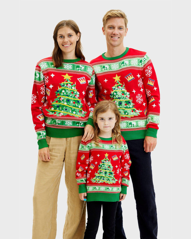 Light-Up Christmas Tree Sweater for Men - Ugly Design