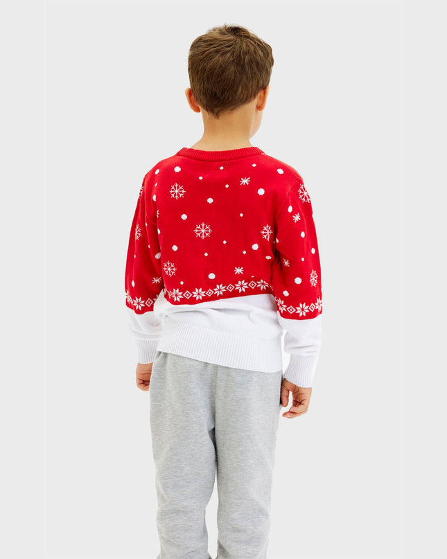 Rudolph's Red Christmas Sweater for Kids