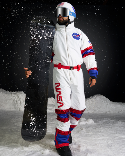 Men's Space Racer Ski Suit and Helmet Cover