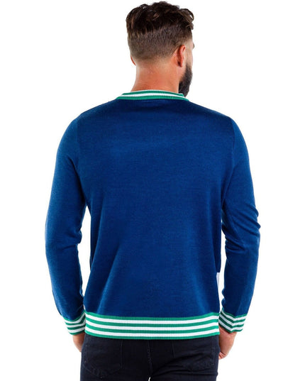 Men's Peekaboo Snowman Ugly Christmas Sweater