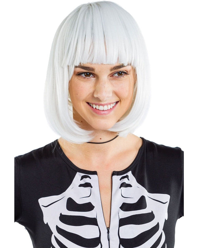 Short White Wig