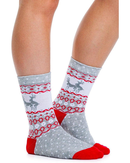 Women's Humping Reindeer Socks (Fits Sizes 6-11W)