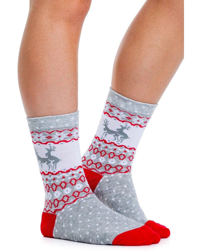 Women's Humping Reindeer Socks (Fits Sizes 6-11W)
