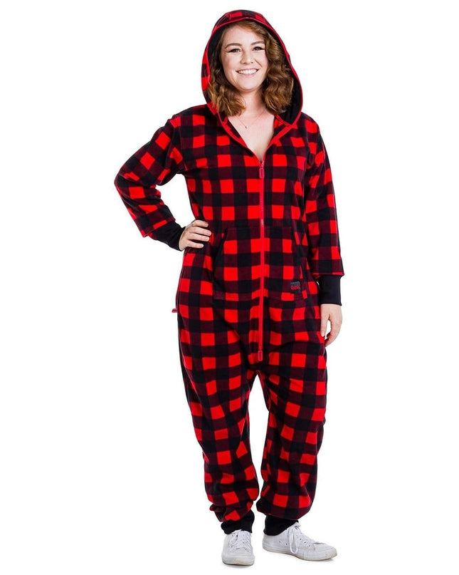 Women's Lumberjack Plus Size Jumpsuit