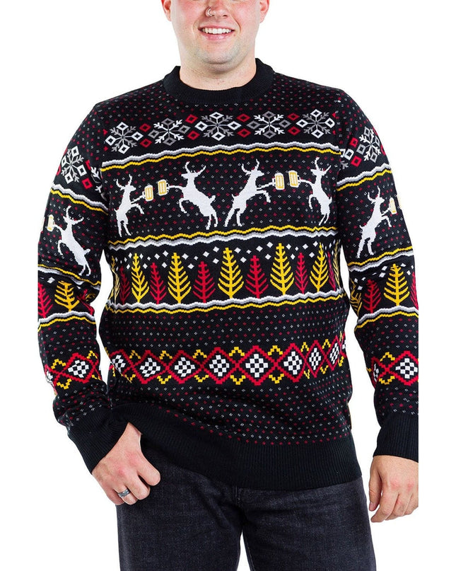 Men's Caribrew Big and Tall Ugly Christmas Sweater