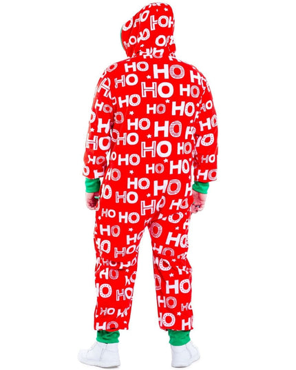 Men's Ho Ho Ho Big and Tall Jumpsuit