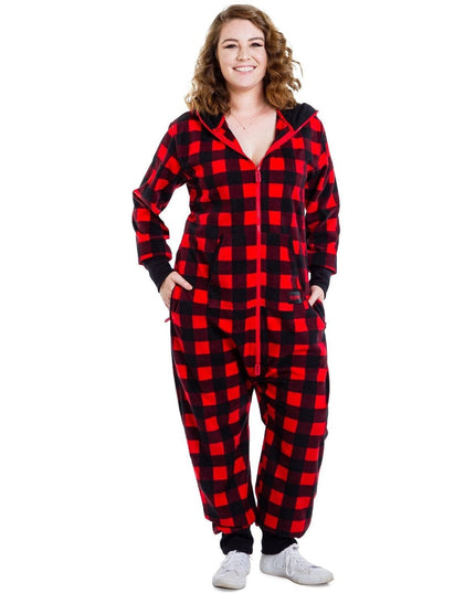Women's Lumberjack Plus Size Jumpsuit