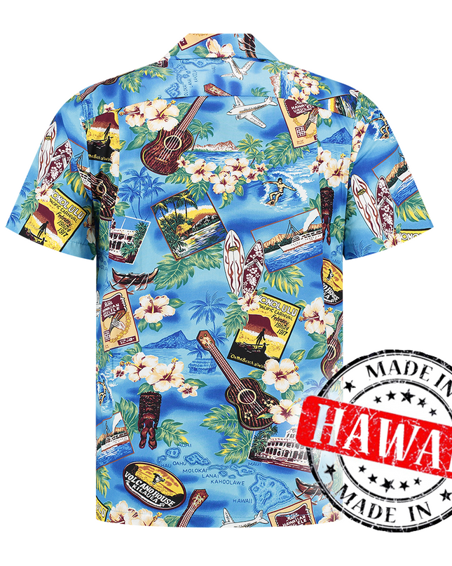 Party in Hawaii Hawaiian Shirt for Men