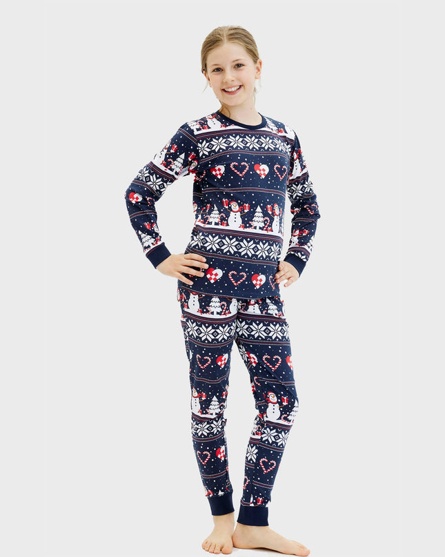 Christmas Heart Pajamas for Kids