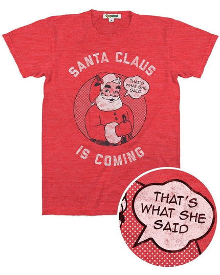 Men's Santa Claus is Coming Tee