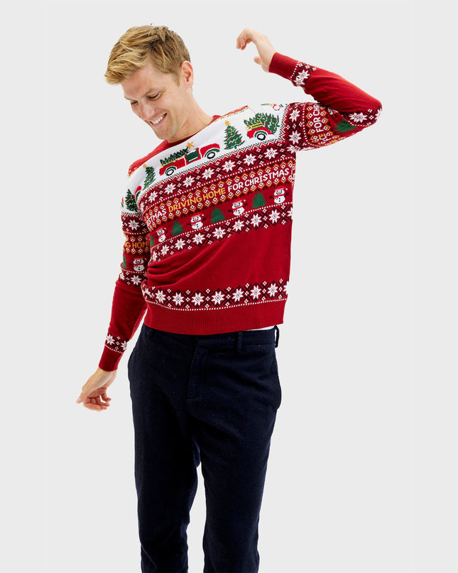 Driving Home for Christmas Sweater for Men