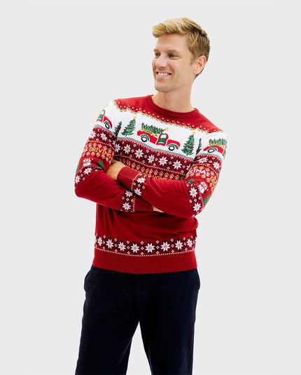 Driving Home for Christmas Sweater for Men