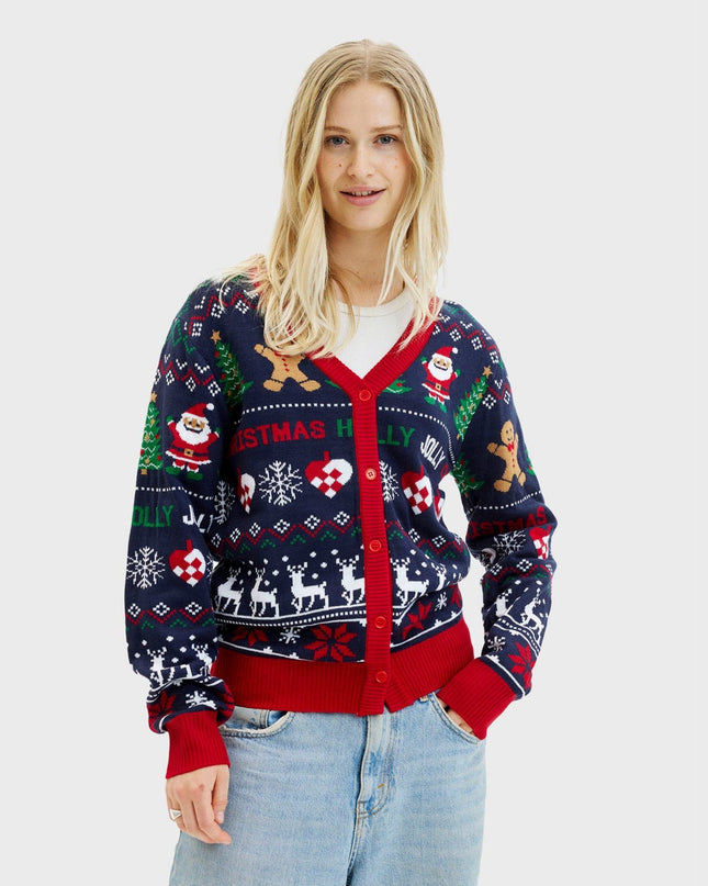 Jolly Cardigan for Women - Popular Christmas Sweater