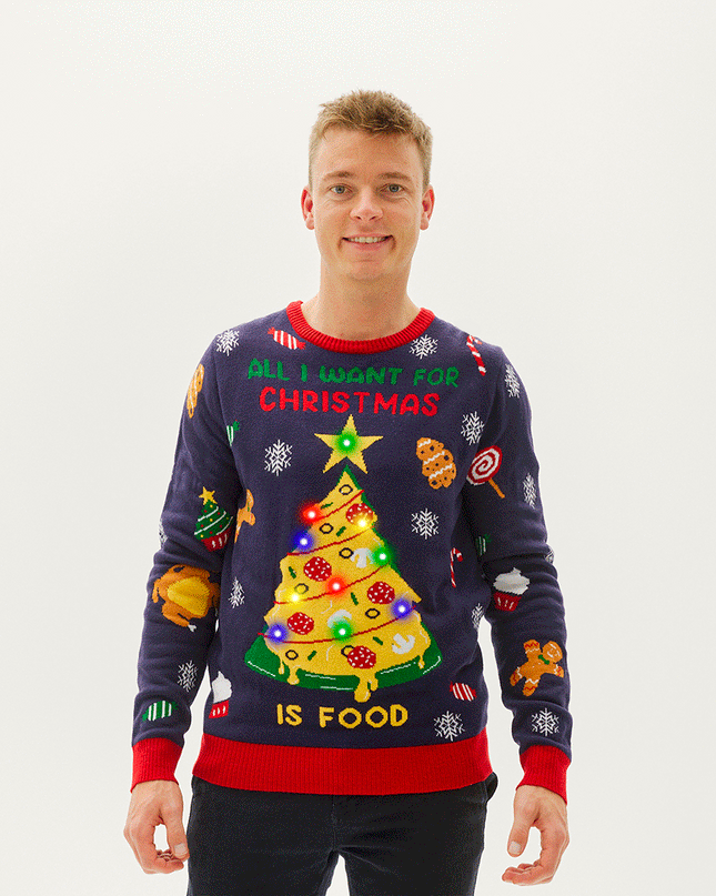 All I Want For Christmas Is Food Sweater for Men