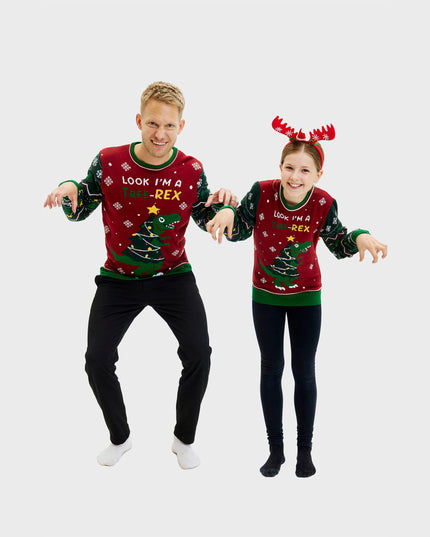 Tree-REX Christmas Sweater for Women