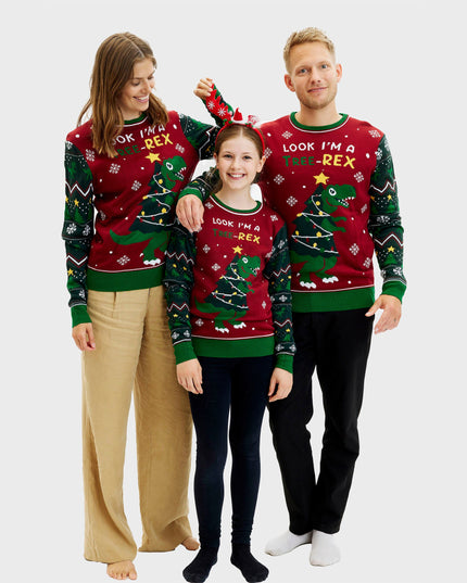 Tree-REX Christmas Sweater for Women