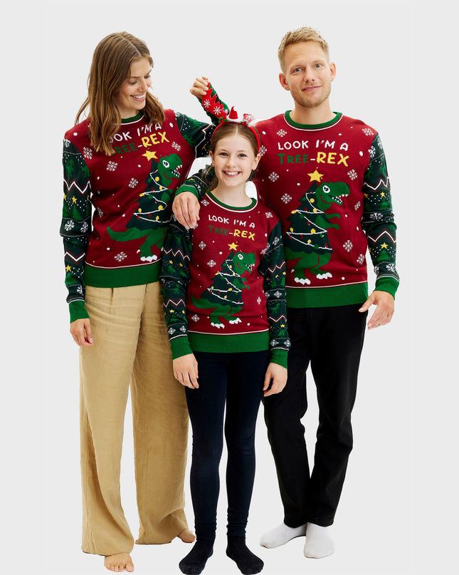 Tree-REX Christmas Sweater for Women