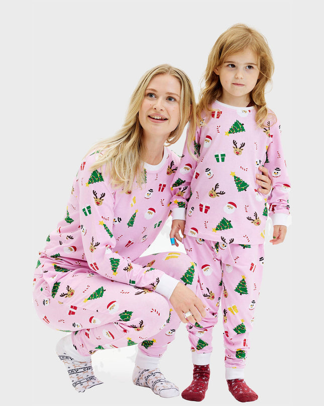 Pinkish Christmas Pajamas for Women - Year-Round Comfort