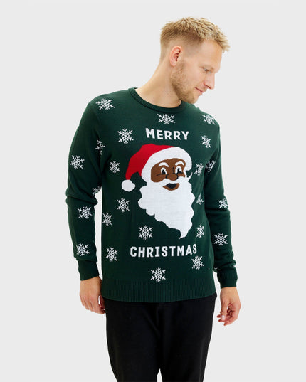 Men's Merry Christmas Santa Sweater for the Holidays