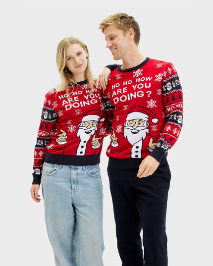 Ho Ho How You Doin' Christmas Sweater for Women
