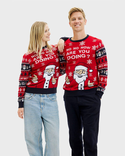 Ho Ho How You Doin' Christmas Sweater for Women