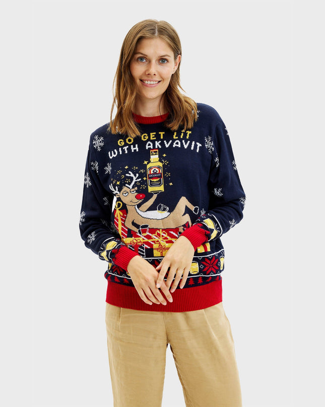 Aquavit Christmas Sweater for Women