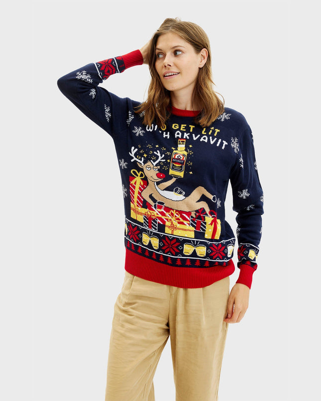 Aquavit Christmas Sweater for Women