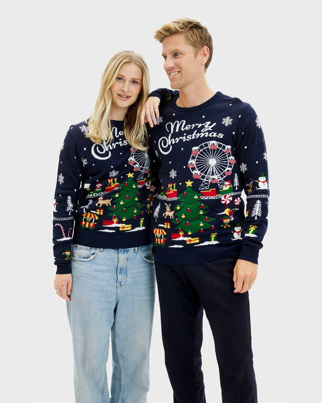 Christmas Market Sweater for Men