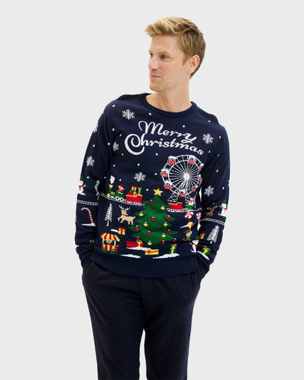 Christmas Market Sweater for Men