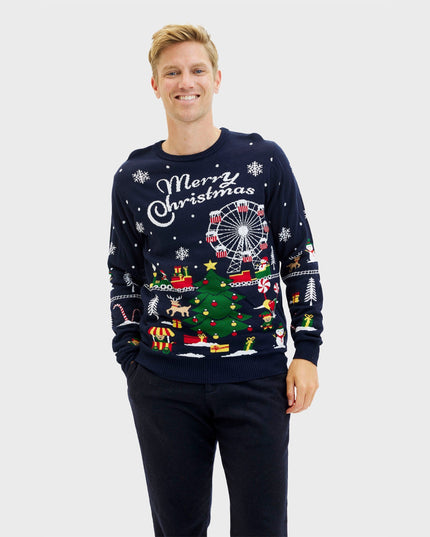Christmas Market Sweater for Men