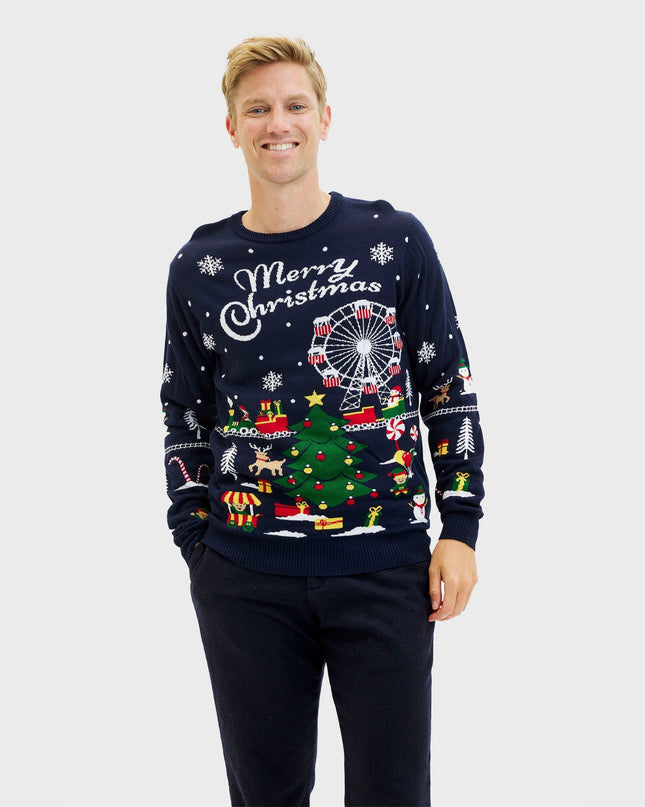 Christmas Market Sweater for Men