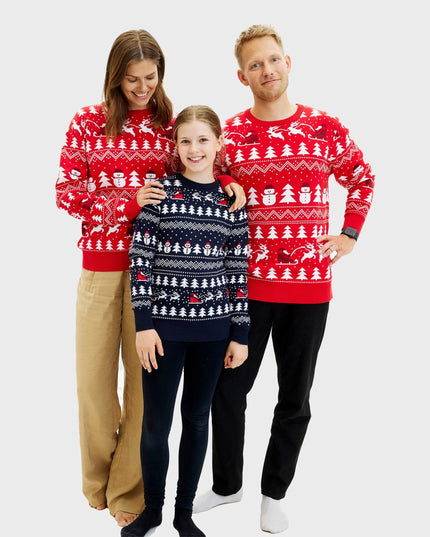 Stylish Red Christmas Sweater for Men