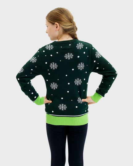 Cute Dino Christmas Sweater for Kids