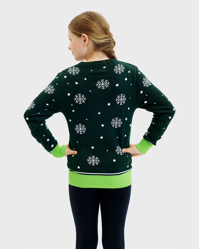 Cute Dino Christmas Sweater for Kids