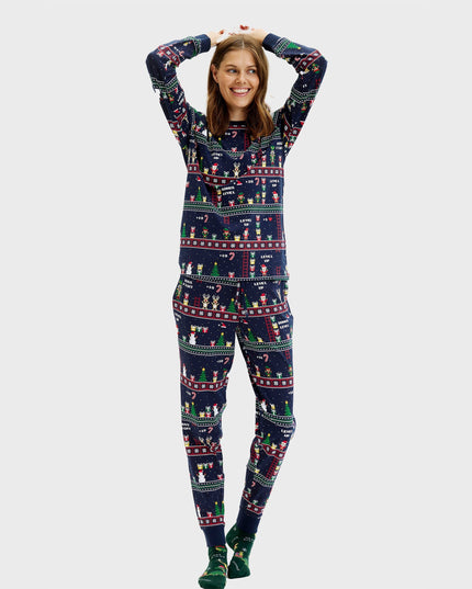 Vintage Gamer Christmas Pajamas for Women