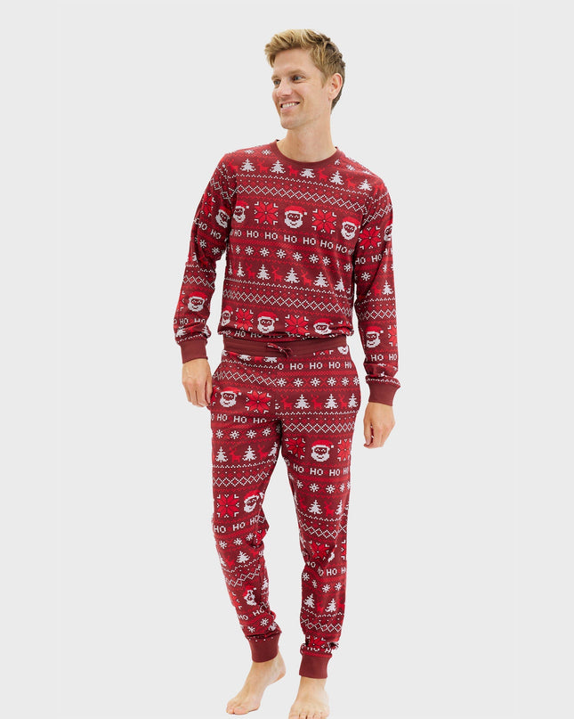 Ho Ho Ho Christmas Pajamas for Men