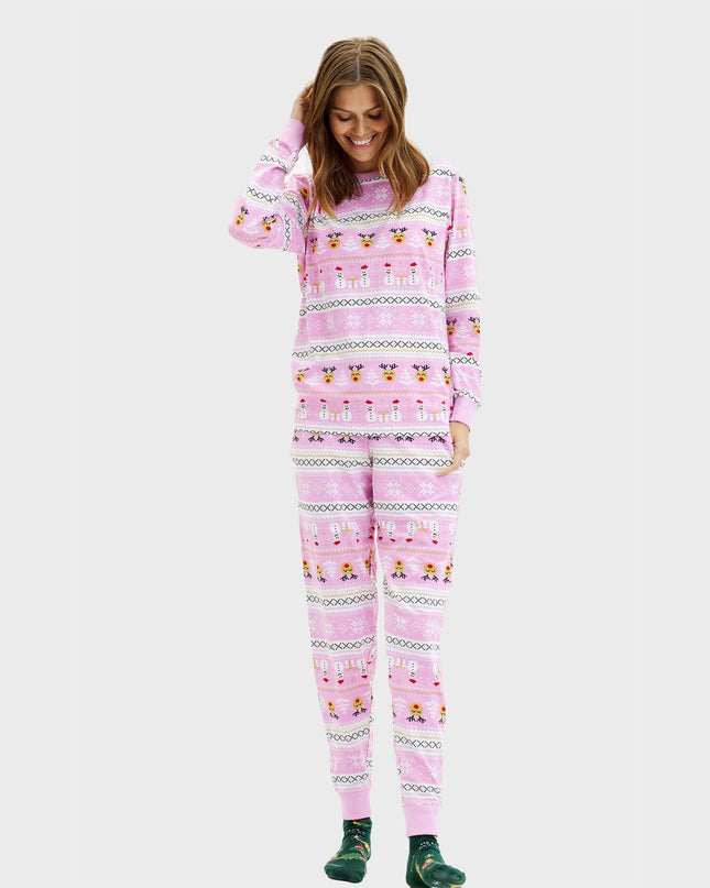 Women's Ultimate Pink Christmas Pajamas