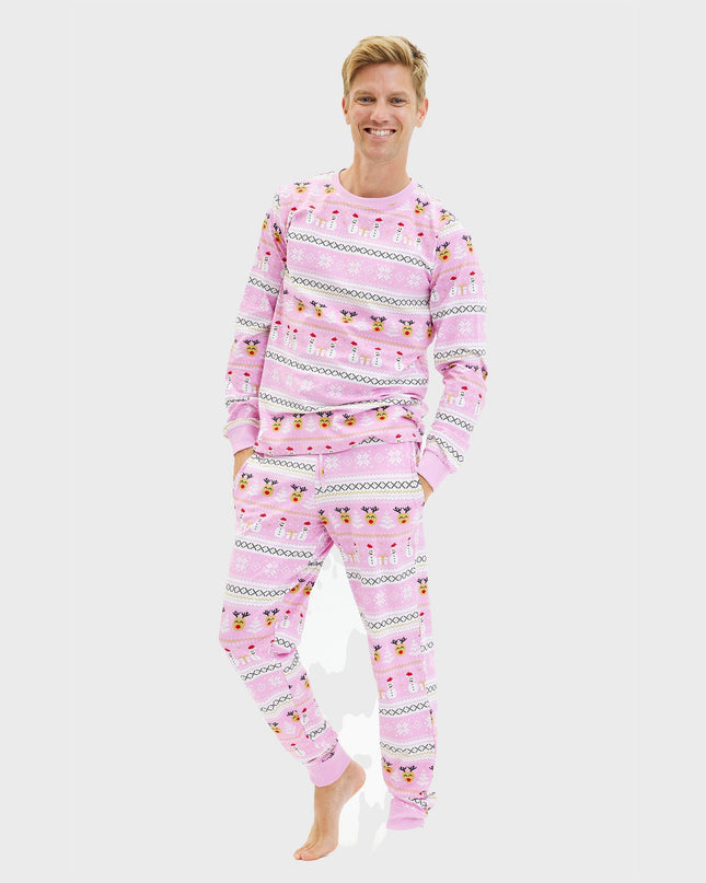 Men's Ultimate Pink Christmas Pajamas