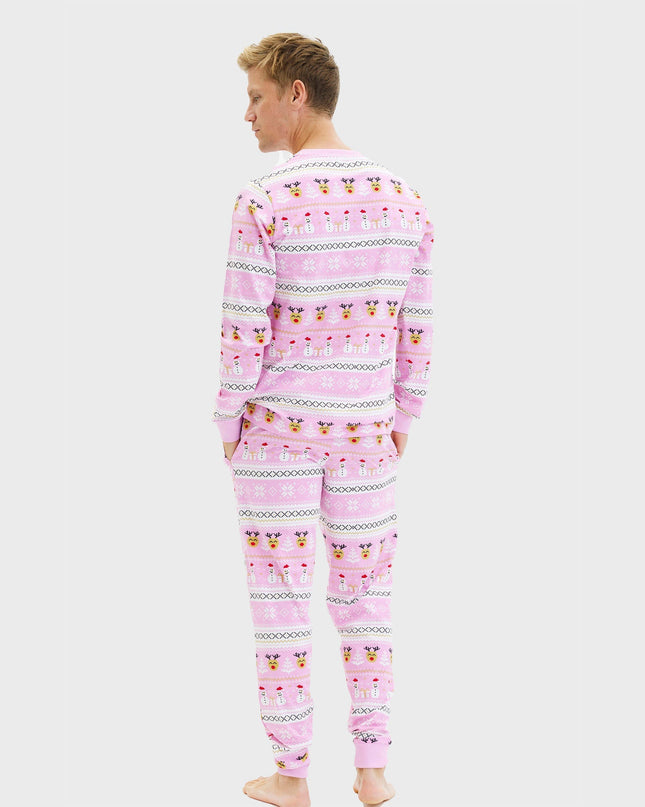 Men's Ultimate Pink Christmas Pajamas