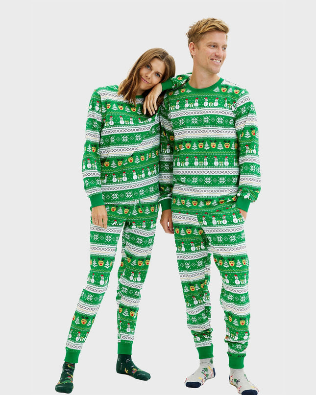 Women's Ultimate Green Christmas Pajamas