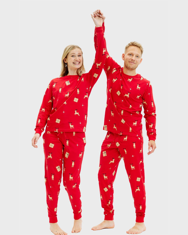 Elegant Red Christmas Pajamas for Women