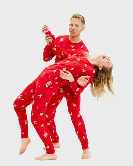 Elegant Red Christmas Pajamas for Women