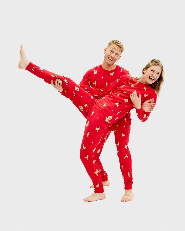 Elegant Red Christmas Pajamas for Women